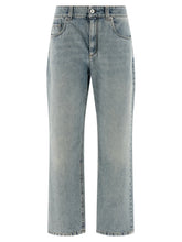 Brunello Cucinelli Blue Cotton Straight-Leg Jeans - IT44