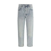 Brunello Cucinelli Blue Cotton Straight-Leg Jeans - IT44 | L
