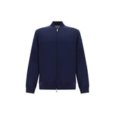 Brunello Cucinelli Blue Cotton Sweatshirt