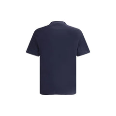 Brunello Cucinelli Blue Cotton T-Shirt