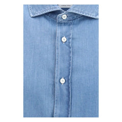Brunello Cucinelli Blue Denim Shirt