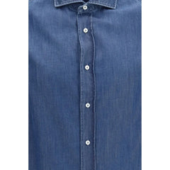 Brunello Cucinelli Kék Denim Ruha - M