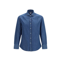 Brunello Cucinelli Kék Denim Ruha - M