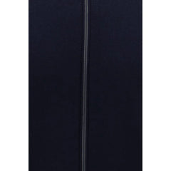 Brunello Cucinelli Blue Fleece Wool Cardigan