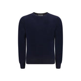 Brunello Cucinelli Blue Fleece Wool Sweater