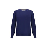 Brunello Cucinelli Pulover albastru din lână fleece - IT56 | 3XL
