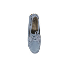 Brunello Cucinelli Blue Leather Moccassin - EU37/US7
