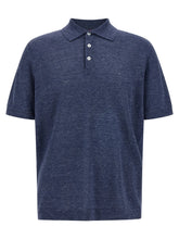 Brunello Cucinelli Blue Linen Polo Shirt - IT50 | L