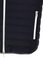 Brunello Cucinelli Blue Polyamide Coat