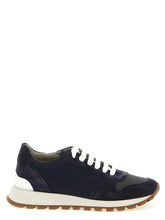 Brunello Cucinelli Blue Polyester Athletic Sneakers - EU38/US8