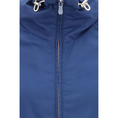 Brunello Cucinelli Blue Polyester Shell Jacket