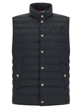 Brunello Cucinelli Blue Polyester Sleeveless Jacket