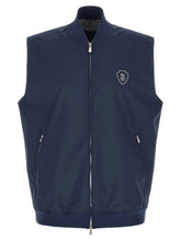 Brunello Cucinelli Blue Polyester Sleeveless Jacket