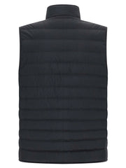 Brunello Cucinelli Blue Polyester Sleeveless Jacket