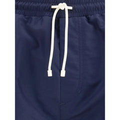 Brunello Cucinelli Blue Polyester Swim Shorts