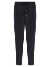 Brunello Cucinelli Blue Virgin Wool Casual Pants
