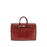 Brunello Cucinelli Bordeaux Calf Leather Bos Taurus Luggage And Travel