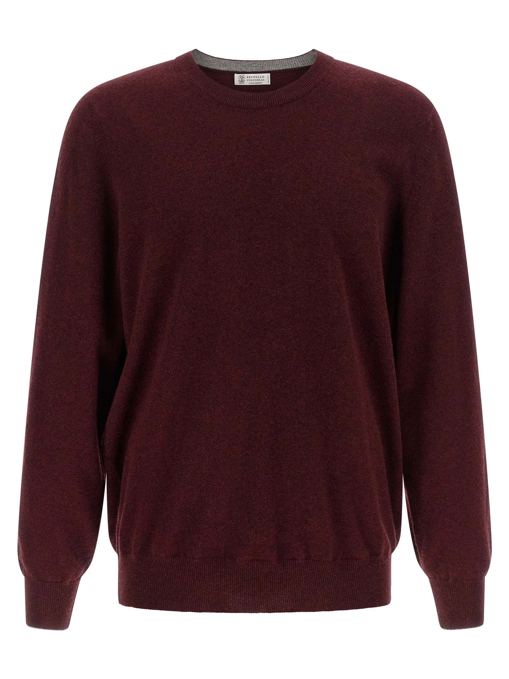 Brunello Cucinelli Bordeaux Cashmere Cardigan