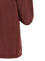 Brunello Cucinelli Bordeaux Cashmere Cardigan