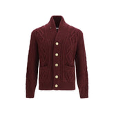 Cardigan din Cașmir Bordeaux Brunello Cucinelli - IT52 | XL