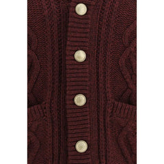 Brunello Cucinelli Bordeaux Cashmere Cardigan - IT52 | XL