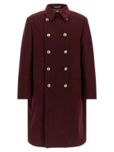 Brunello Cucinelli Bordeaux Cashmere Coat
