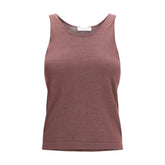 Brunello Cucinelli Bordeaux Cashmere Top - M