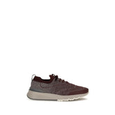 Brunello Cucinelli Bordeaux Cotton Athletic Sneakers - EU40/US7