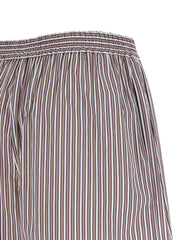 Brunello Cucinelli Bordeaux Cotton Bermuda Shorts