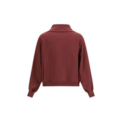 Brunello Cucinelli Bordeaux Cotton Cardigan