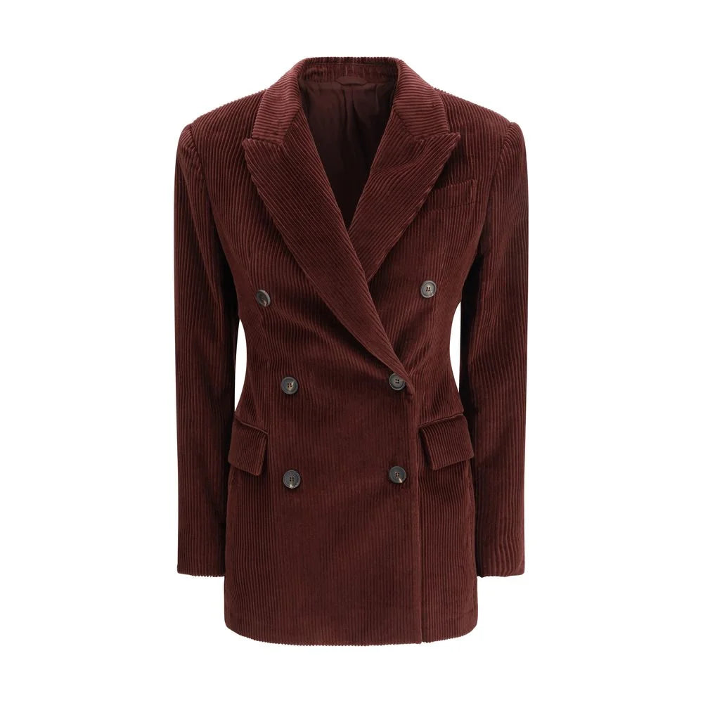 Brunello Cucinelli Bordeaux Cotton Coat - IT44 | L