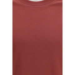 Brunello Cucinelli Bordeaux Cotton T-Shirt