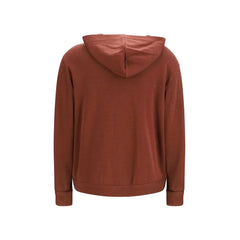 Brunello Cucinelli Bordeaux Silk Sweatshirt