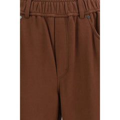 Brunello Cucinelli Brown Acetate Casual Pants