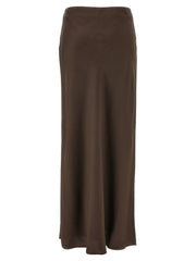 Brunello Cucinelli Brown Acetate Mini Skirt