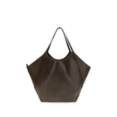 Brunello Cucinelli Brown Calf Leather Bos Taurus Handbag