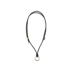 Brunello Cucinelli Brown Calf Leather Bos Taurus Keychain - Keychains