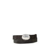 Brunello Cucinelli Brown Calf Leather Bos Taurus Regular Belt