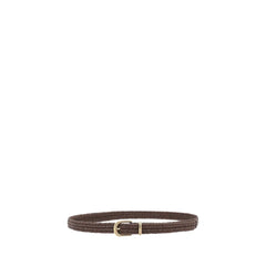 Brunello Cucinelli Brown Calf Leather Bos Taurus Regular Belt
