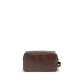 Brunello Cucinelli Brown Calf Leather Bos Taurus Wallet