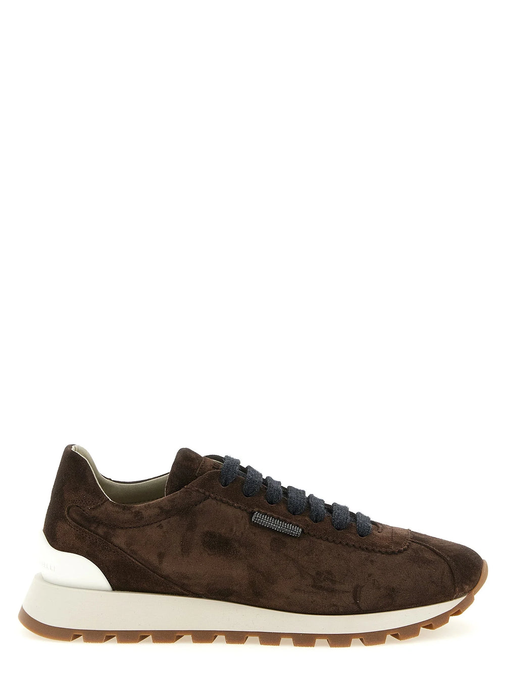 Brunello Cucinelli Braune Kalbsleder-Sneakers