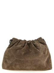 Clutch en veau marron Brunello Cucinelli