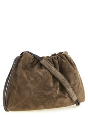 Clutch en veau marron Brunello Cucinelli