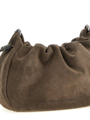 Brunello Cucinelli Brown Calfskin Crossbody Bag