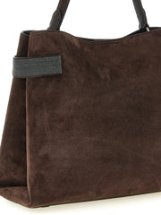 Brunello Cucinelli Braune Kalbsleder-Handtasche