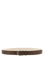 Brunello Cucinelli Brown Calfskin Regular Belt - M
