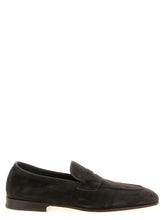 Brunello Cucinelli Braune Kalbslederschlappen