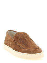 Brunello Cucinelli Brown Calfskin Slip-On Loafers - EU 42 | US 9