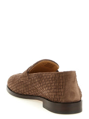 Brunello Cucinelli Brown Calfskin Slip-On Loafers - EU43/US10