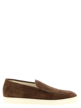 Brunello Cucinelli Brown Calfskin Slip-On Loafers - EU44/US11